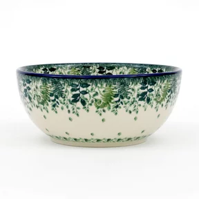 Miska ceramiczna C38 0,6l <br> 2206X Zielone paprocie